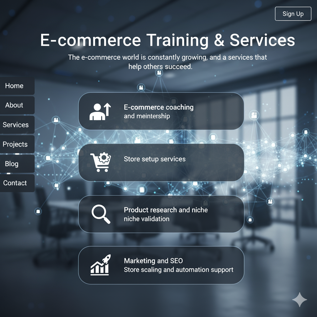 E-commerce Training & Services